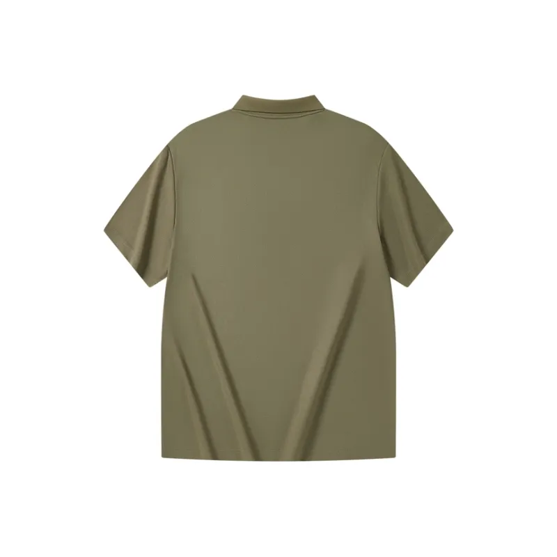 PEAK Polo Shirt Men's Olive Green-1