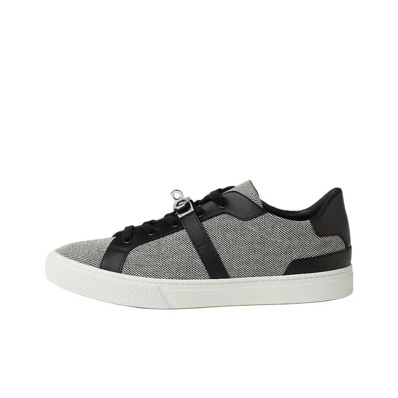 HERMES Day Low Top Skateboard Shoes Men's Black-0