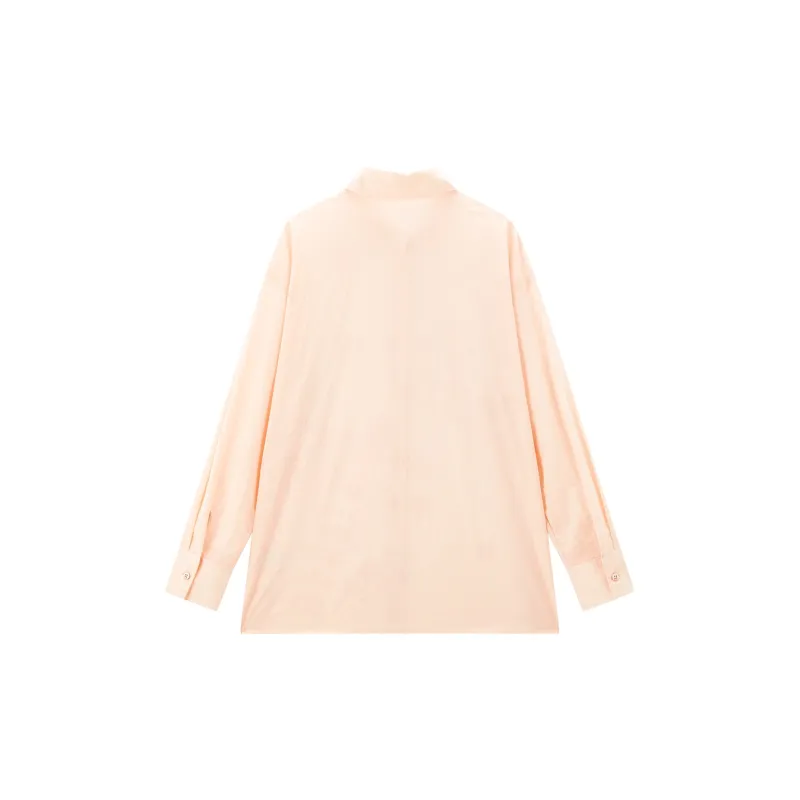 LEDIN x QIXIANSHENGMIAOXIAOJIE,LIANMINGKUAN Shirt Women's Salt Pink-1