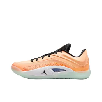 Jordan Anti Slip Wear Resistant Low Top Basketball Shoes Unisex Orange Black