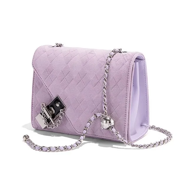 CLEVER& KETCH PU Small Square Bag Shoulder Bag Regular Women's Purple/Green-1