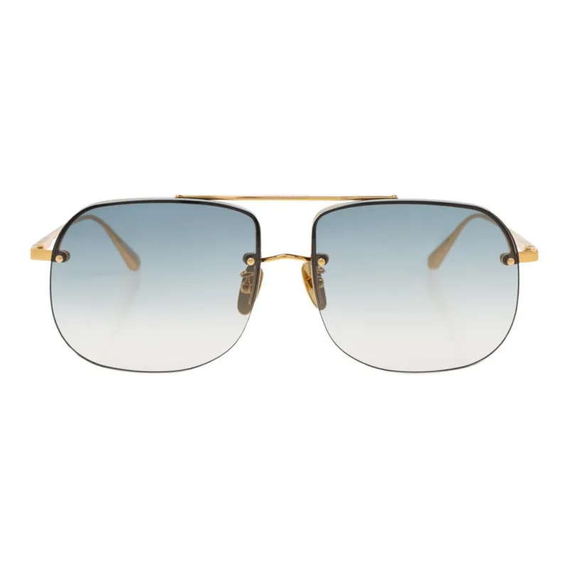 Linda Farrow Seren Pilot Frame Sunglasses-1