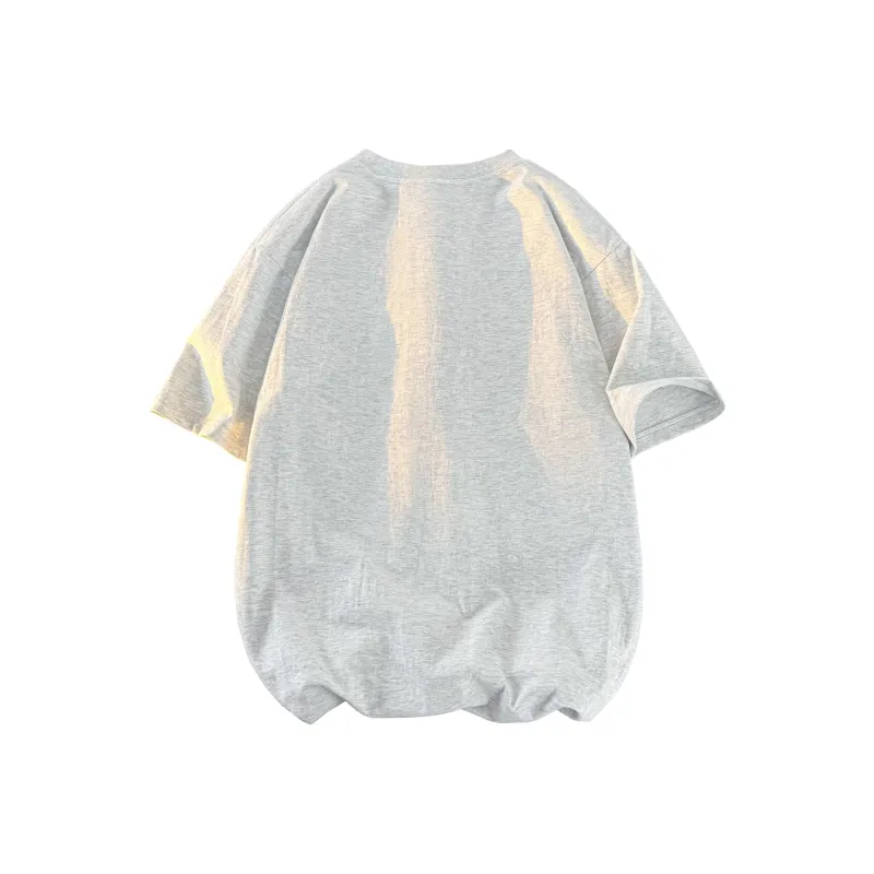 IN'S T Shirt Unisex Multicolor Heather Gray-3