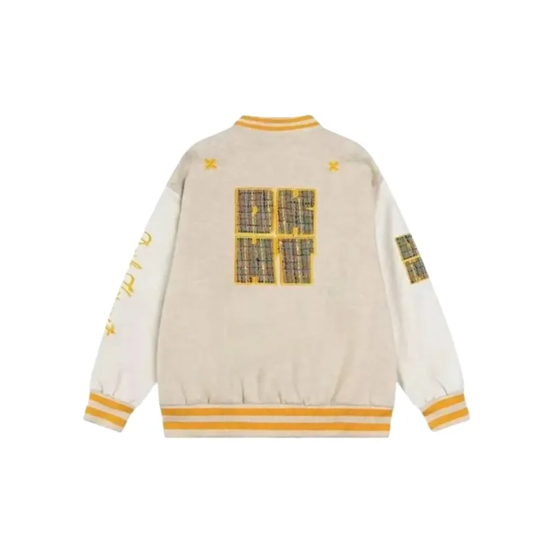 SECFLY OFFICIAL Baseball Jacket Women's Apricot-1