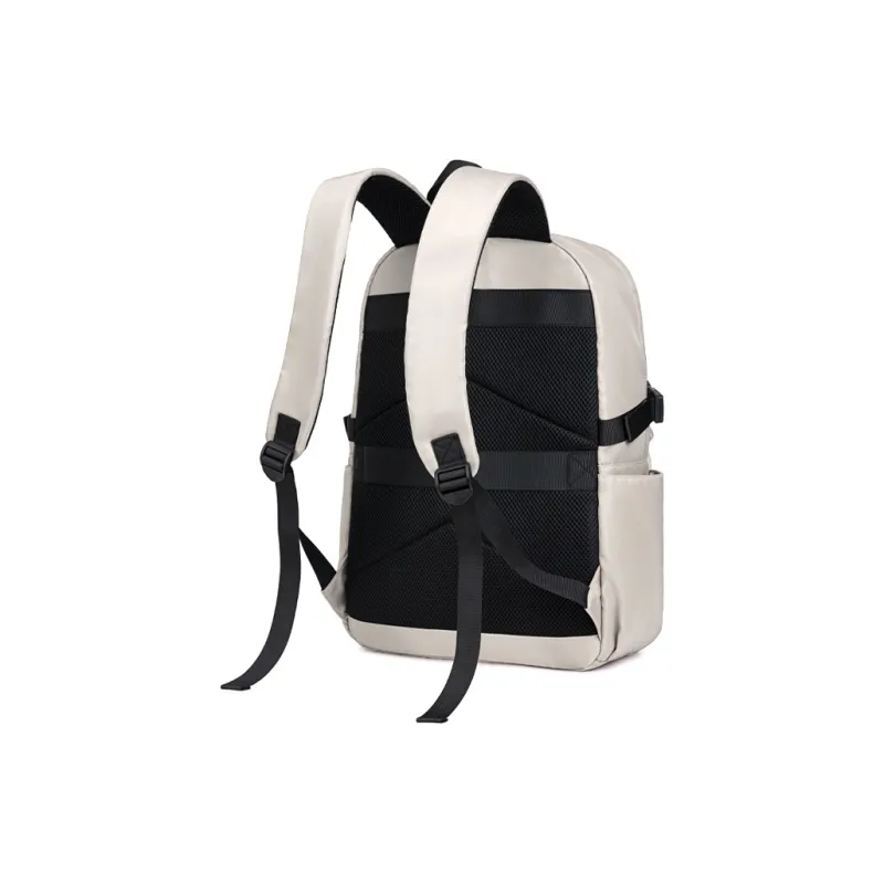HLA Nylon Backpack Unisex Black/Ecru-3