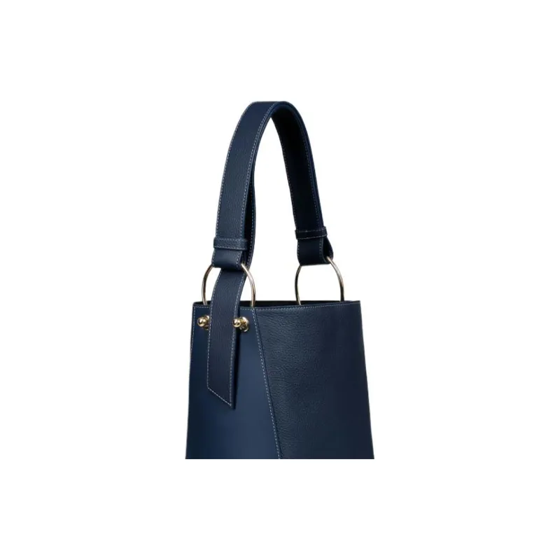 Strathberry Cow Leather Portable Crossbody Bag Shoulder Bag Women's Marine Blue-2
