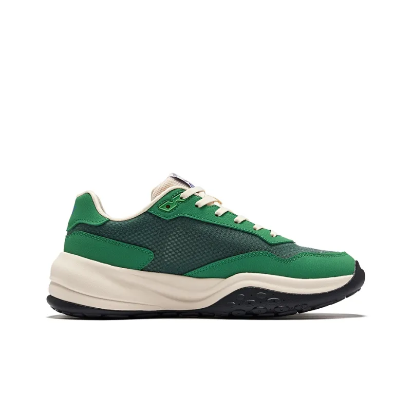 Erke Cushioning Anti-Slip And Wear-Resistant Low-Top Casual Shoes Men's Green-1