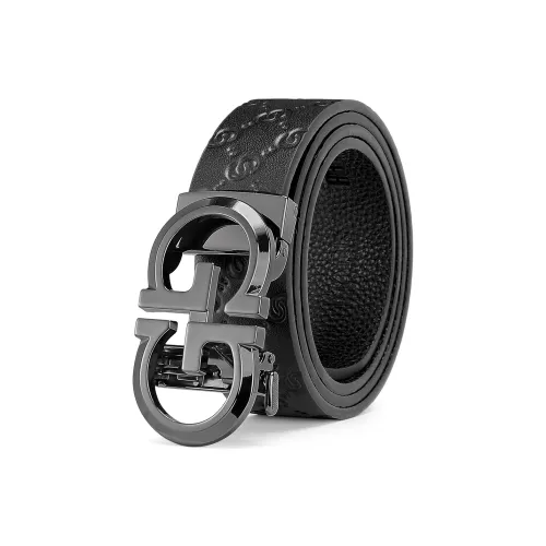 FAIRWHALE Cow Leather Belts Men's Width 3.5CM