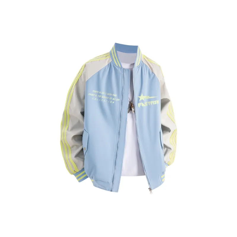 FASTFISH Baseball Jacket Unisex-13