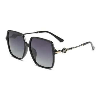 MT·MIT PC Metal Square Sunglasses Women's