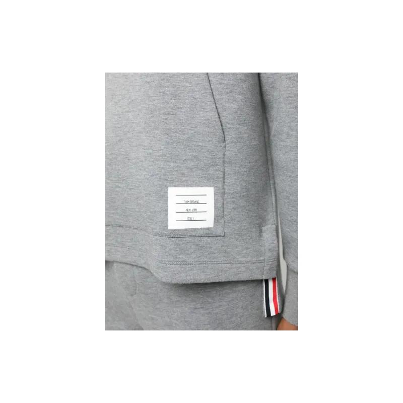 THOM BROWNE Logo patch Rugby Polo Top-4