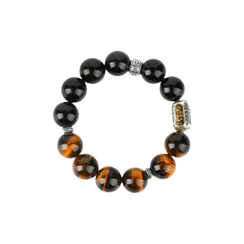 Asia Star Tiger's Eye Stone Jade Bracelets Men's