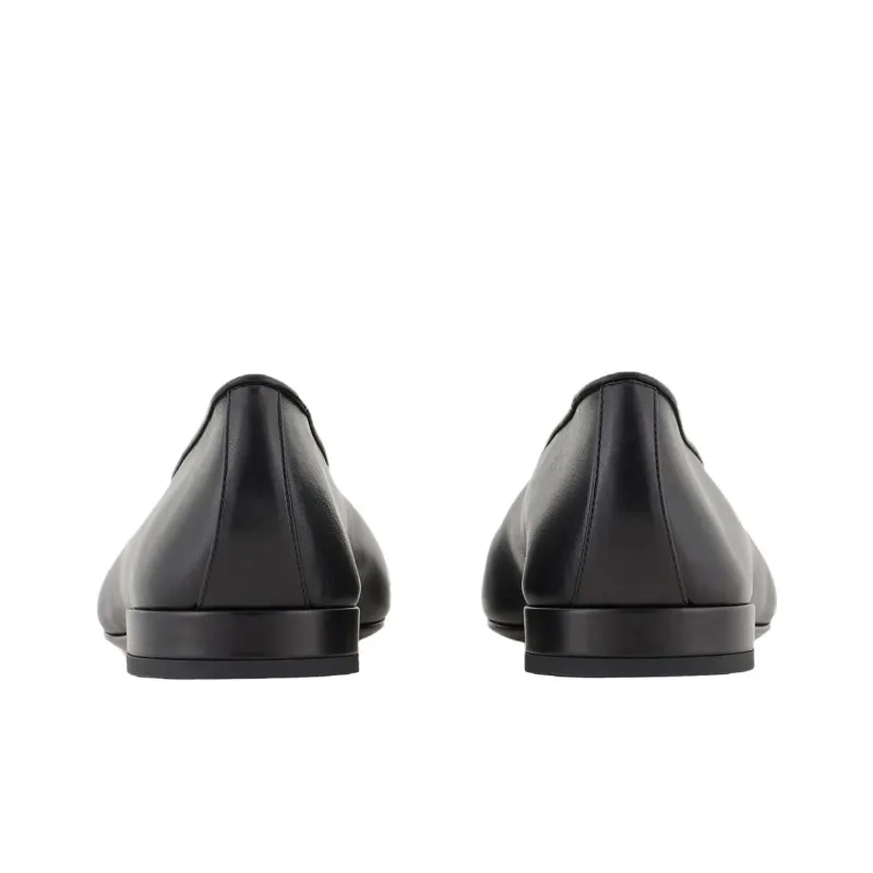GIORGIO ARMANI Smooth leather Ballerinas-4