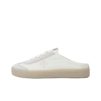 DESCENTE Abrasion Resistant Slip Resistant Wrap toe Slippers Women's Beige