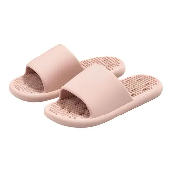 Yu Pu Leak Proof Massage Slippers For Bathroom Summer Bathing Slip Resistant EVA Slippers Home Use Breathable Slippers