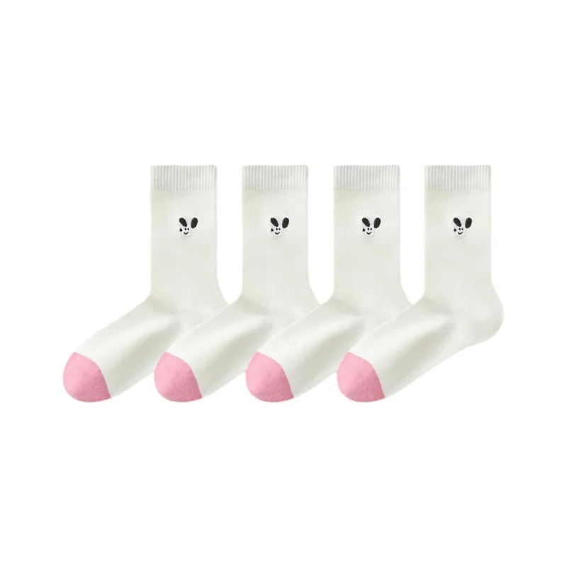 Temooues Mid Calf Socks Women's Combo Set-10