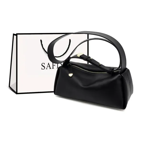 Safiya Cow Leather With Synthetic Leather Pillow Bag, Shoulder Bag, Crossbody Bag Women's