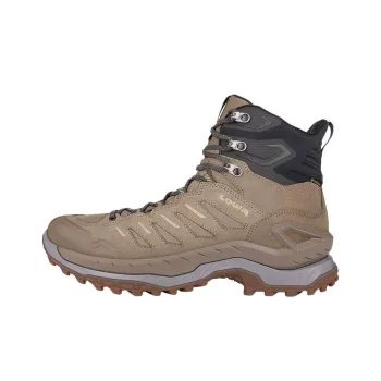 Lowa Abrasion Resistant Slip Resistant Short Outdoor Boots Men's Brown
