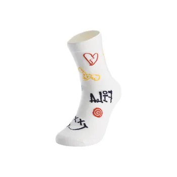 FILA FUSION x ROUND TWO SS25 Mid Calf Socks Unisex 1 Pack Marshmallow White