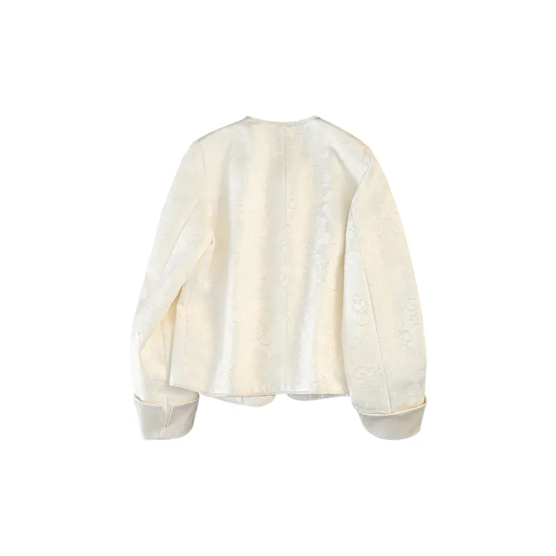 TOUCH Cropped Coat Women's Beige-1