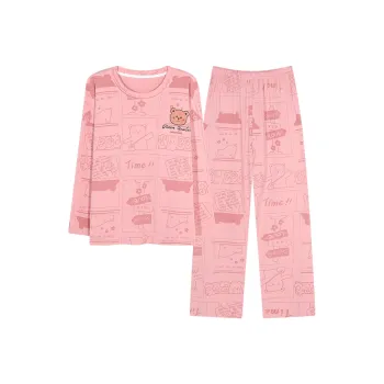 BONAS Pajama Set Women's Comic Bear