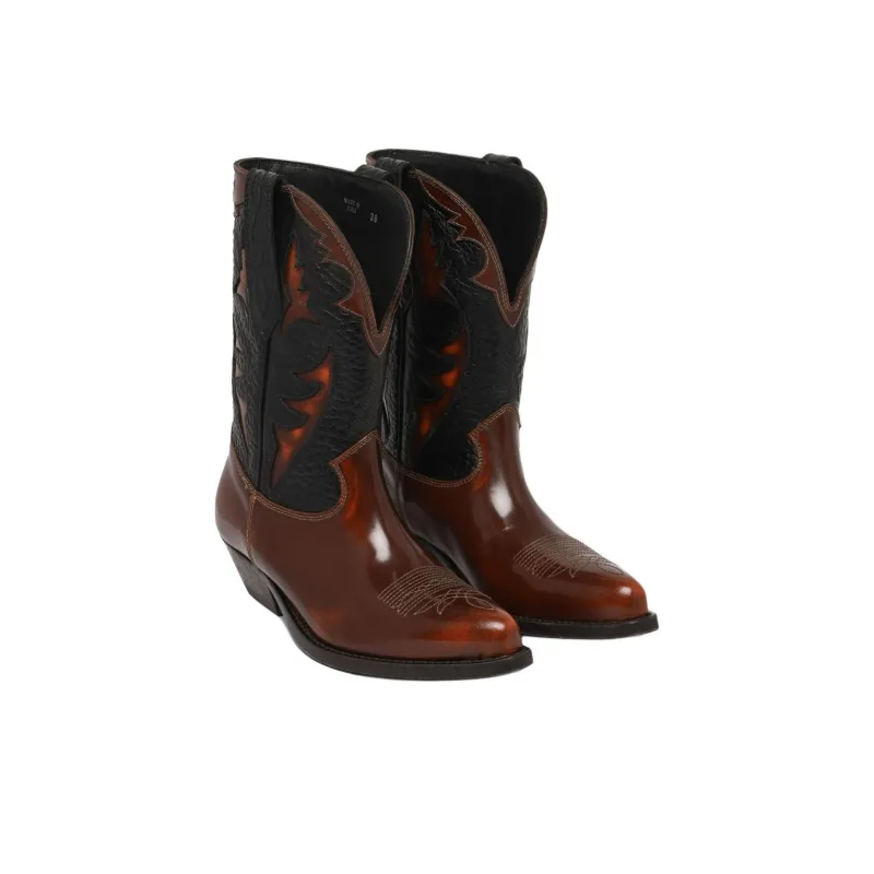 Golden Goose Wish Star Ankle Boots Women's Brown-2