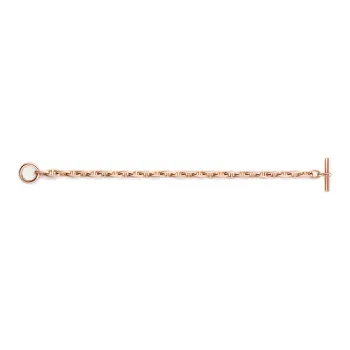 HERMES 18K Rose Gold Bracelets Women's Rose Gold