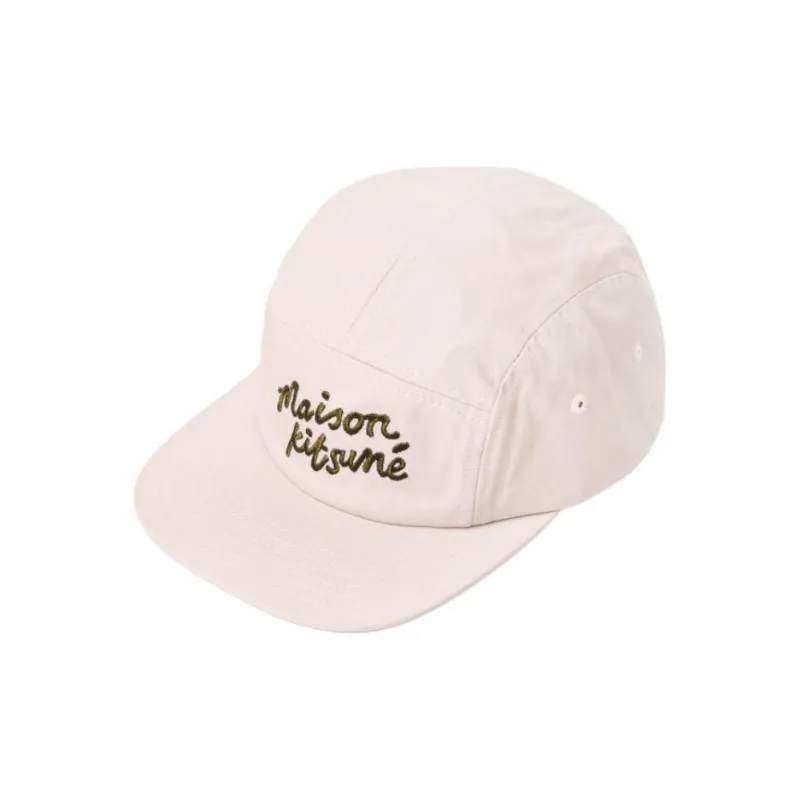 Maison Kitsune Cotton Baseball Caps Unisex Pink-1