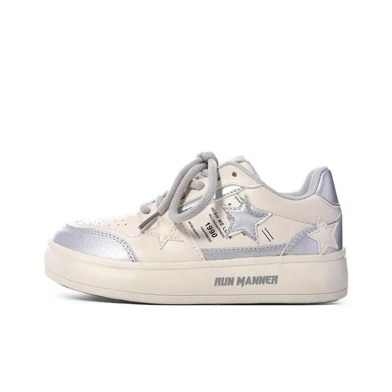 RUN MANNER Lightweight Height Increasing Low Top Skateboard Shoes Women's-4