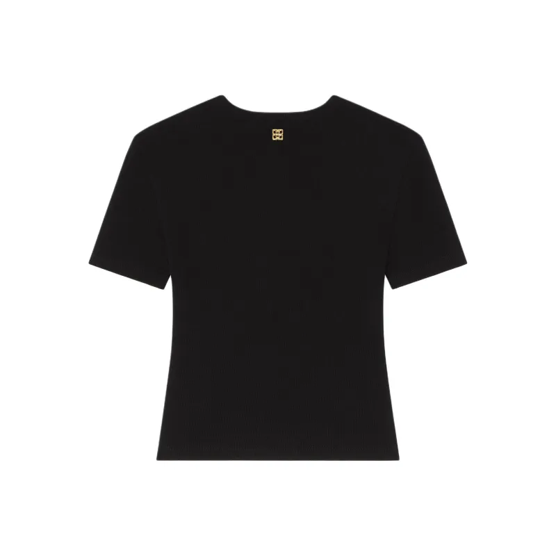 Givenchy 4G Logo T Shirt Women's Black-1