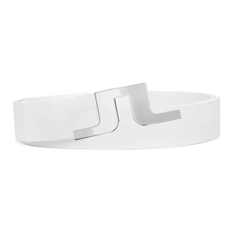 J.Lindeberg Cow Leather Belts Unisex White -0