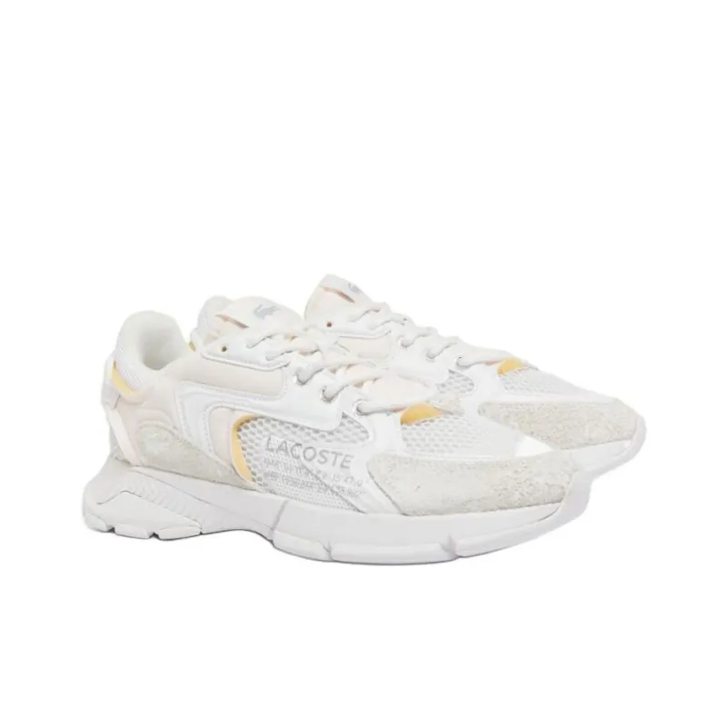 LACOSTE L003 Neo Anti Slip Wear Resistant Low Top Casual Shoes Men's White-2