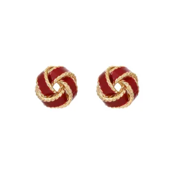 KING OF BLING Alloy Stud Earrings Women's