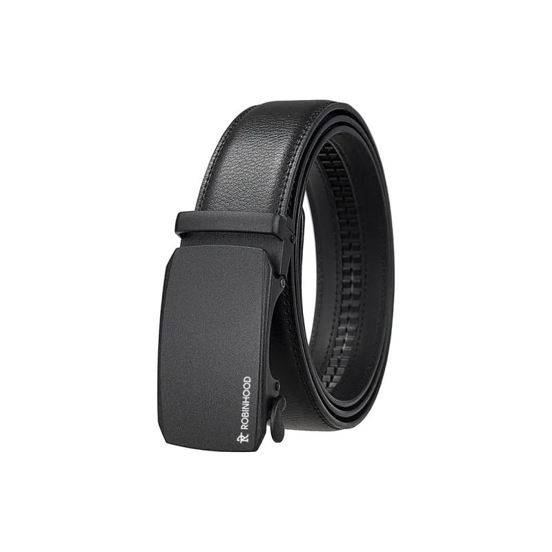 ROBINHOOD Cow Split Leather Belts Men's Width 3.5cm-0