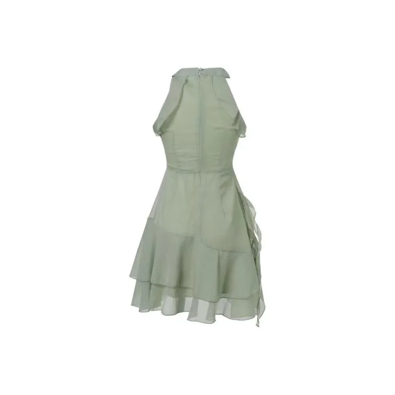PAIN OR PLEASURE Sleeveless Dress Women's Green-1