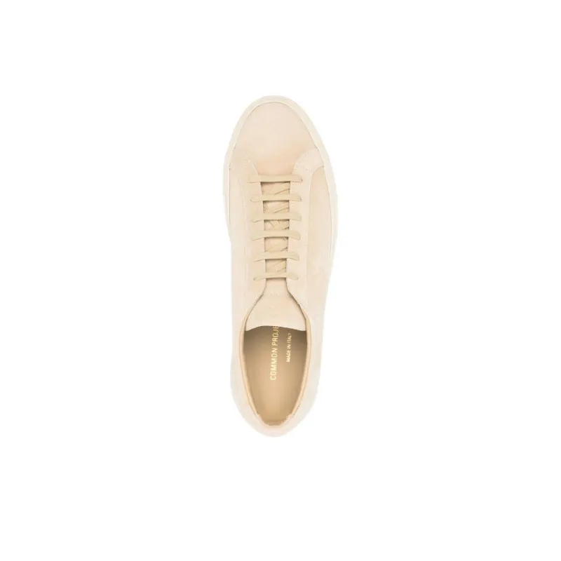 COMMON PROJECTS Achilles T Low Top Skateboard Shoes Men's Light Beige-4