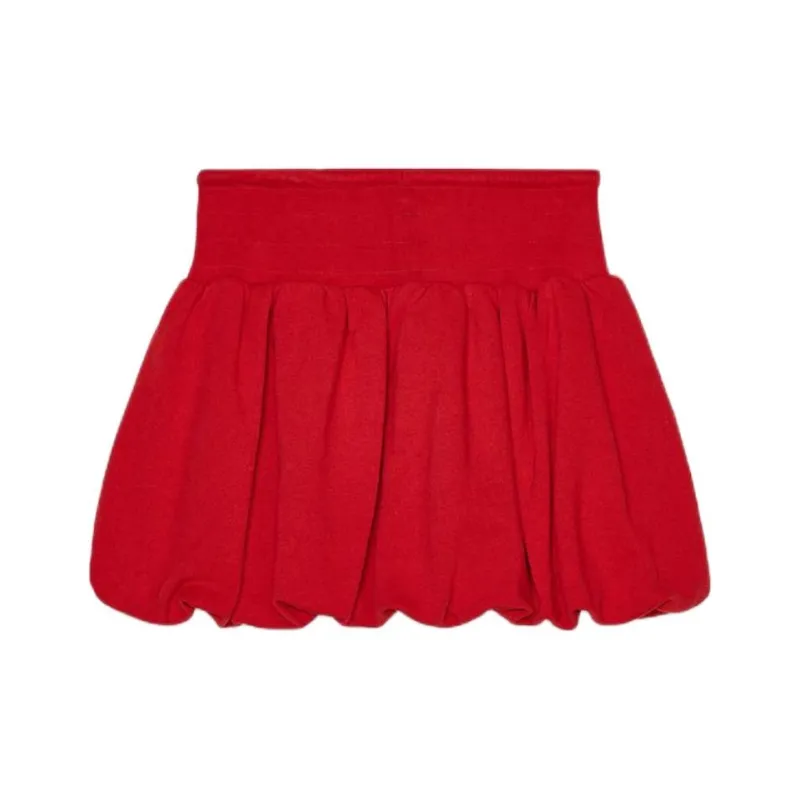 ZARA Casual Short Skirts Women's Dark Red-1