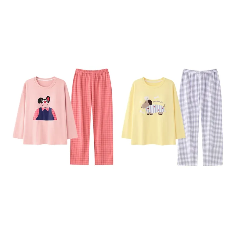 Herbal Primer Pajama Set Women's Combo Set-33