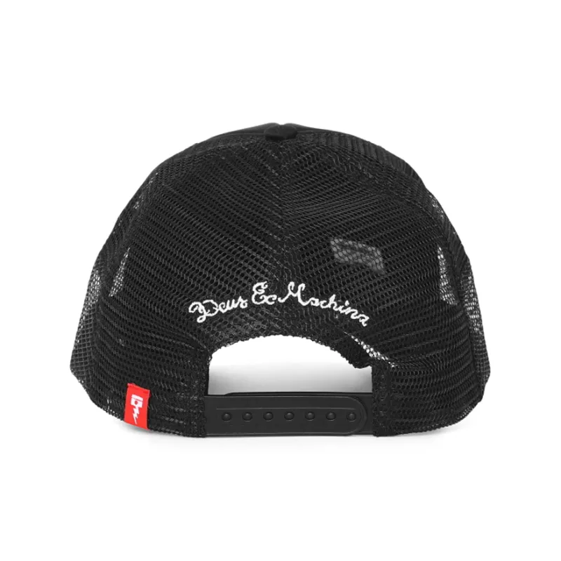 Deus Ex Machina Polyester Baseball Caps Unisex Black-3