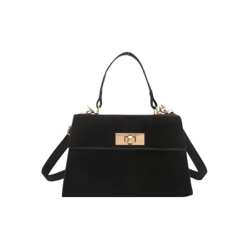 LOUIS ROYALN PU Shoulder Bag Regular Unisex Black/Red/Dark Brown/Light Brown