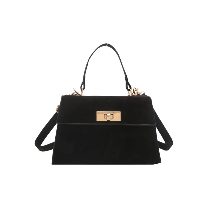 LOUIS ROYALN PU Shoulder Bag Regular Unisex Black/Red/Dark Brown/Light Brown-0
