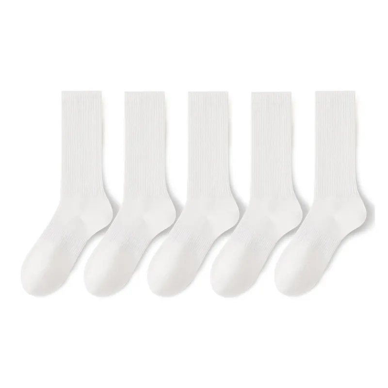B&C.Room Knee High Socks Spring Summer Unisex 5 Pack Combo Set-18