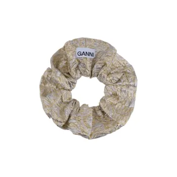 GANNI Recycled Polyester, Nylon, Polyester Hair Bands Women's Gold