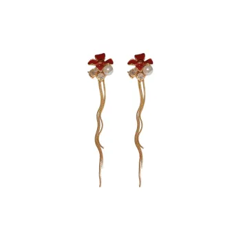 Drejew Copper Drop Earrings Women's