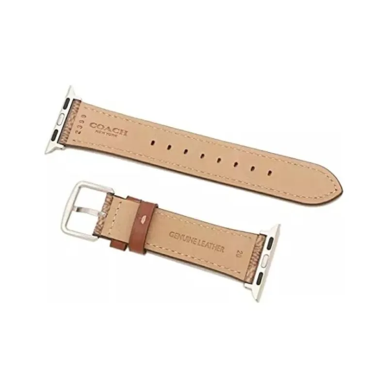 COACH Watch Bands Compatible With All Devices 180mm Canvas Material-3