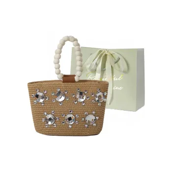 JIANGLIDA Woven Handbag Regular Women's Multicolor