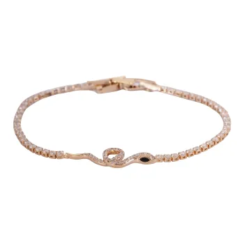 YDE Alloy Synthetic Cubic Zirconia Bracelets Women's
