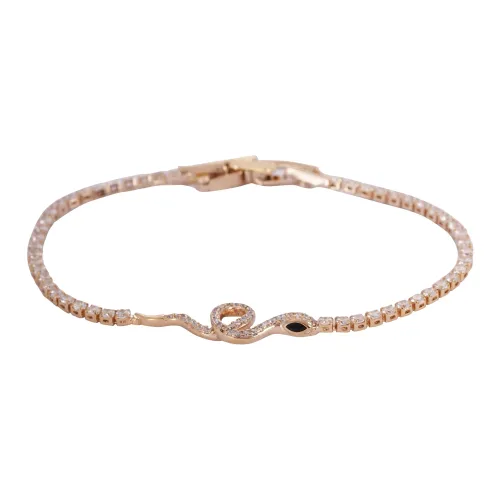 YDE Alloy Synthetic Cubic Zirconia Bracelets Women's