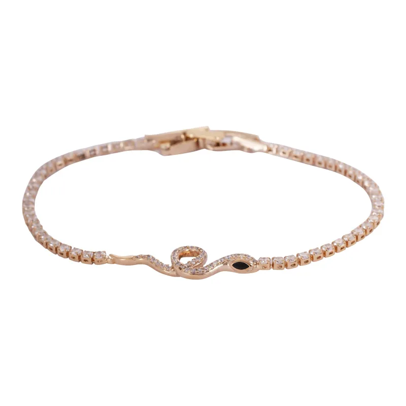 YDE Alloy Synthetic Cubic Zirconia Bracelets Women's-0