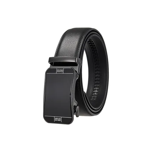 Yalu Cow Split Leather Belts Men's Width 3.5CM